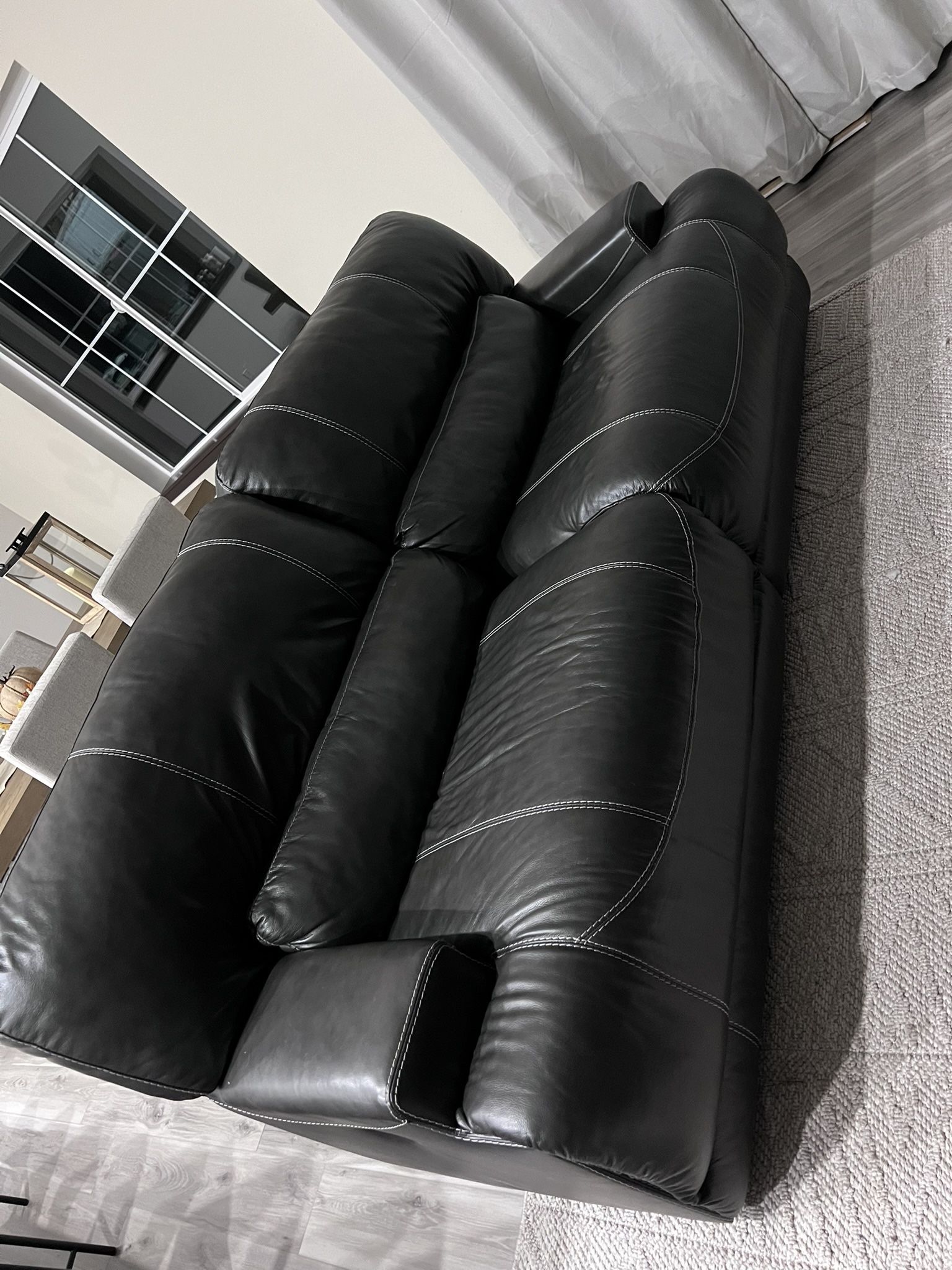 Leather Power Sofa