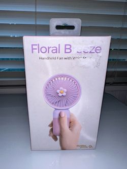 Gabba Goods Floral Breeze handheld fan