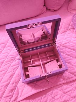 Light blue jewelry box