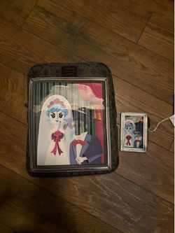 Haunted Mansion Loungefly backpack and wallet