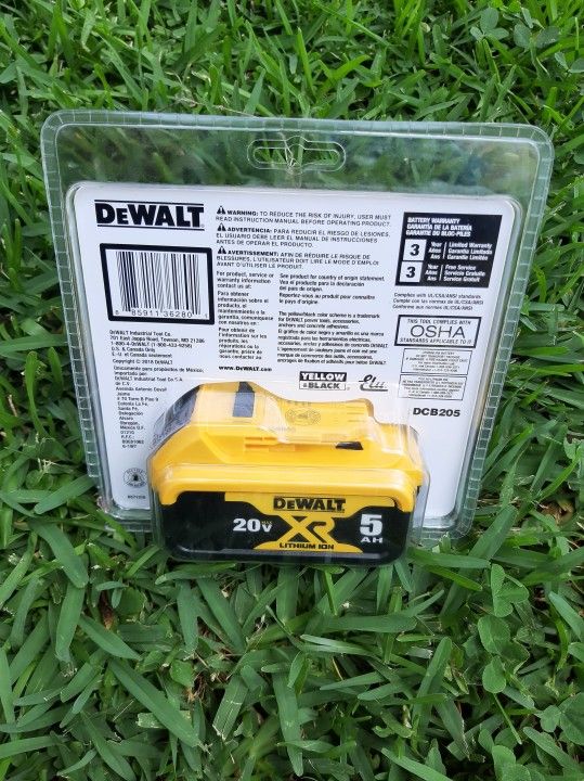 Dewalt Battery 5.0 New