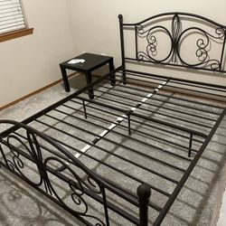 Queen Size Metal Open Bed Frame