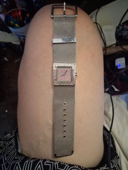 Square Mesh Band Watch