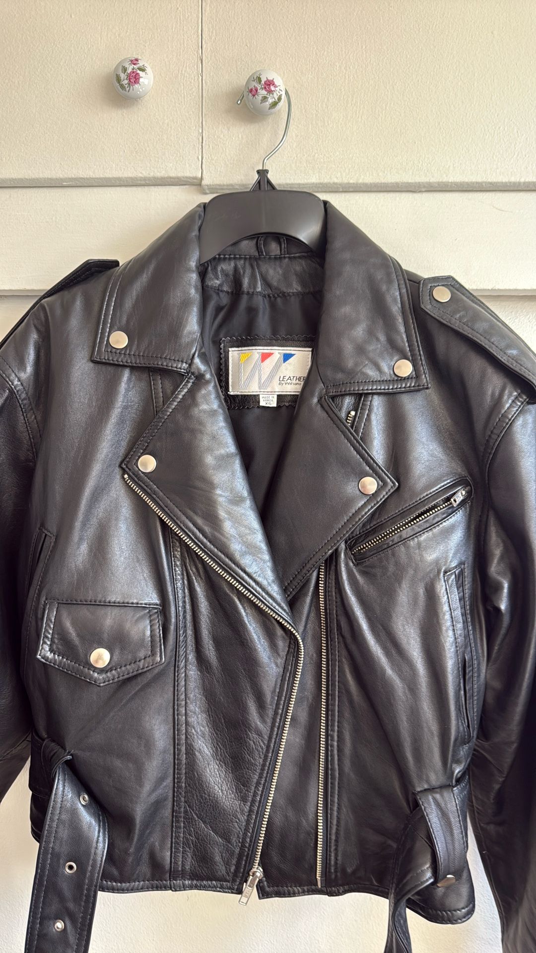 100% Leather Jacket Size XS