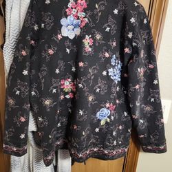 Embroidered  Jean Jacket