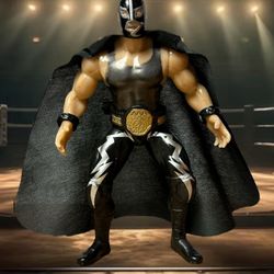 El rayo de Jalisco luchador figure, 7” inches tall