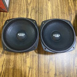 New Pair 6.5” Kong Audio Midrange Speakers ( $80 Per Pair )