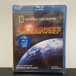National Geographic Six° Degrees Could Change The World Blu Ray NEW Alec Baldwin