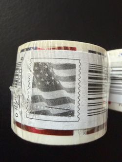 Sealed coils of 100 forever stamp