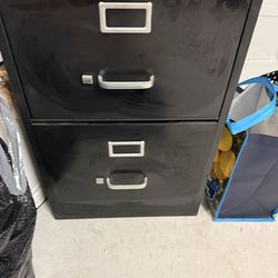 Free black metal filing cabinet