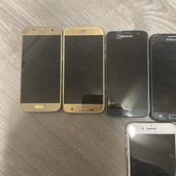 Lot Of Various Samsung And Apple Phones