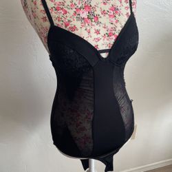 Black Lingerie Bodysuit 