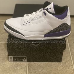 BRAND NEW JORDAN 3 “DARK IRIS” FOR SALE!!! MEN SIZES 12 & 13 $260