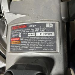 Skilsaw HD77  Worm drive Type 16