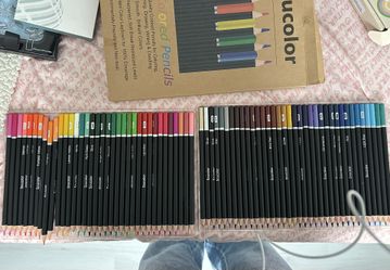 Colored Pencils, Bracelet Beads