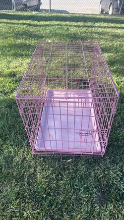 PINK DOG CAGE
