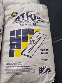 Thin set mortar