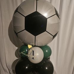 Soccer Balloon Centerpieces