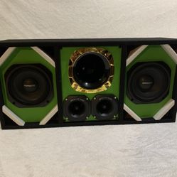 Brand New 6.5” Midrange Highs Loud Speaker Box 