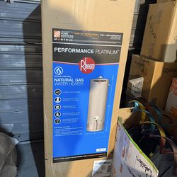 Brand new gas water heater never opened. They cost about 750 in stores.