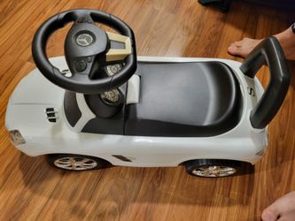 Mercedes-Benz Toddler Push Car / Ride-On Toy - White