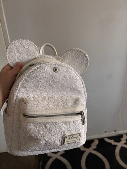 White Disney Loungefly backpack