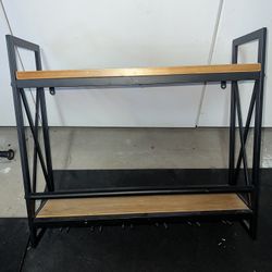 Hanging Shelf Wine Glass Rack 