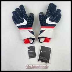 Nike GK Phantom Elite Goalkeeper Gloves ACC Size 8 CN6724-011 Black White Lava