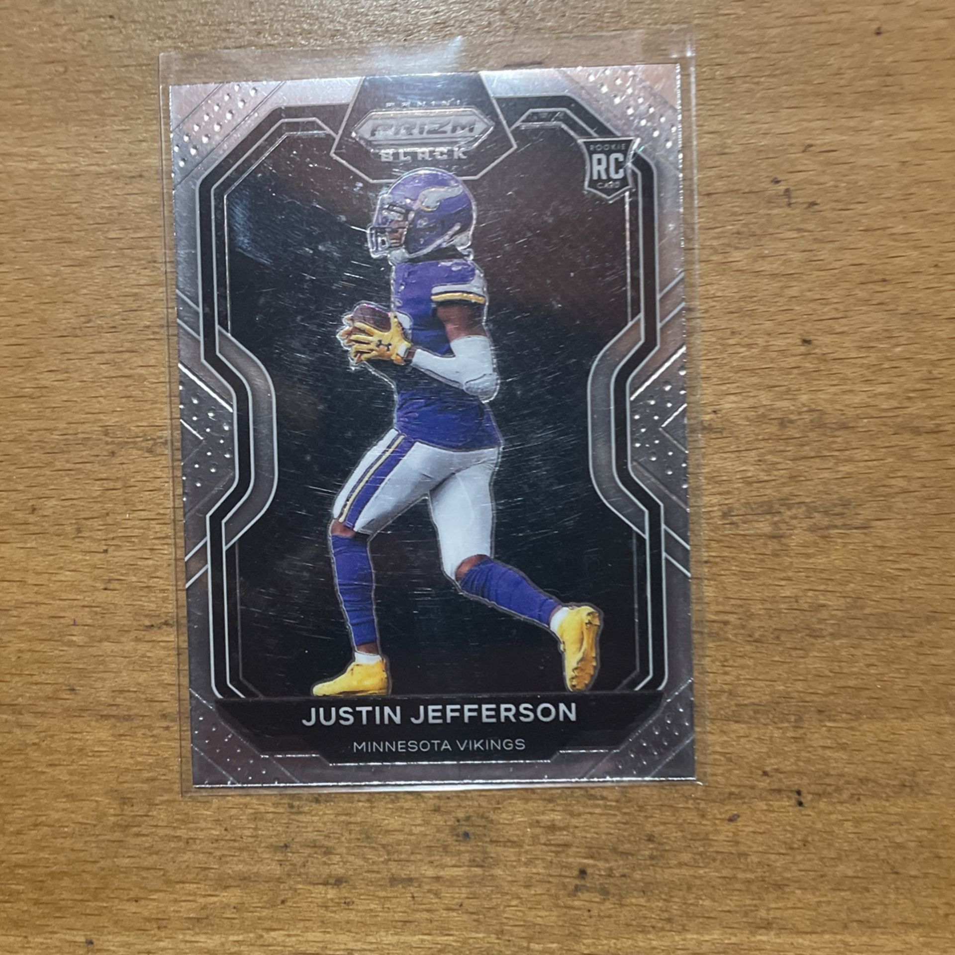 2020 PRIZM JUSTIN JEFFERSON PRIZM BLACK ROOKIE 