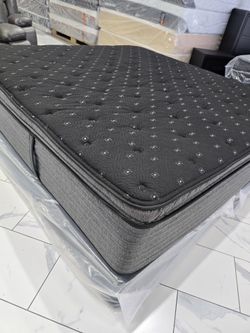 King Sizes Mattress And Box Spring Pillowtop New 