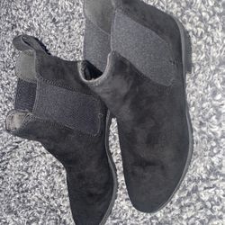 Black Suede Ankle Boots