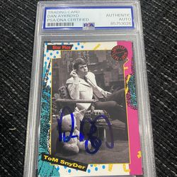 Dan Aykroyd Signed 1992 Star Pics Card #105 PSA/DNA