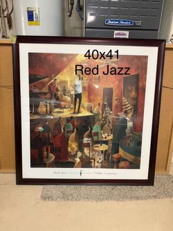 Gorgeous Red Jazz Art