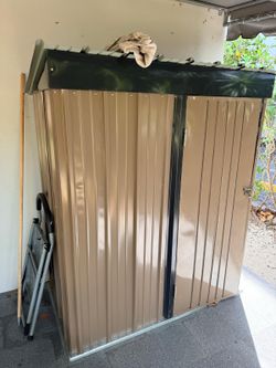 Outdoor Metal Storage Shed