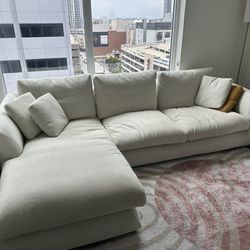 Sectional Feathers Sofa 