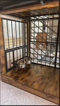 Dog Crate- Rustic/Modern Heavy Duty