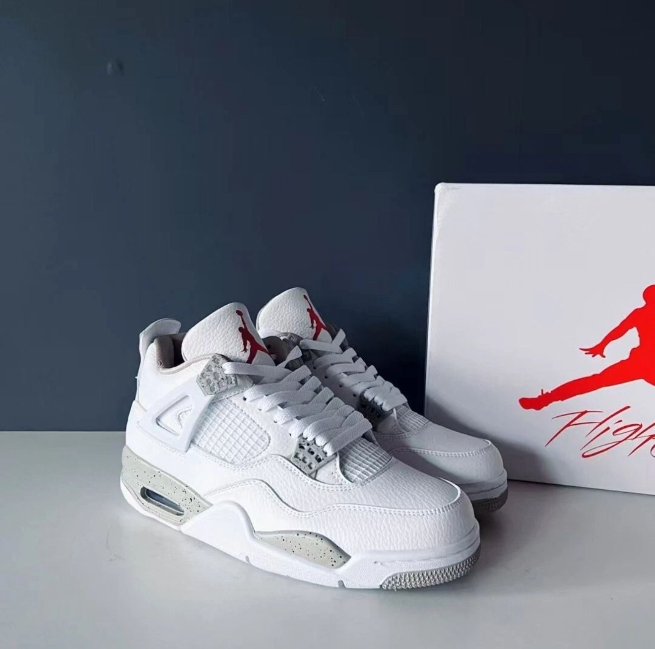 Nike Air Jordan 4 "White Oreo" Men's Mid