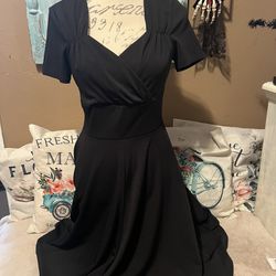 Medium Adult 50’s Dress Black 