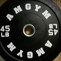 New single bumper plate 45 pounds