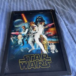 Framed 3D Star Wars