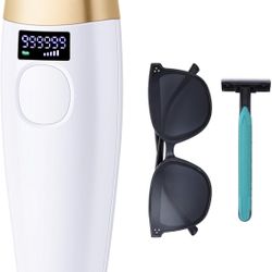 at-Home Permanent Hair Removal for Women and Men, Painless Best Hair Remover Device Whole Body Facial Armpits Back Legs Arms Face Bikini Line, Corded