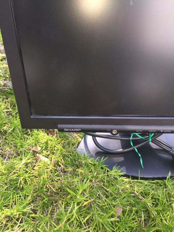$50 2 Sharp LCD monitor or mini TV 17inch $50