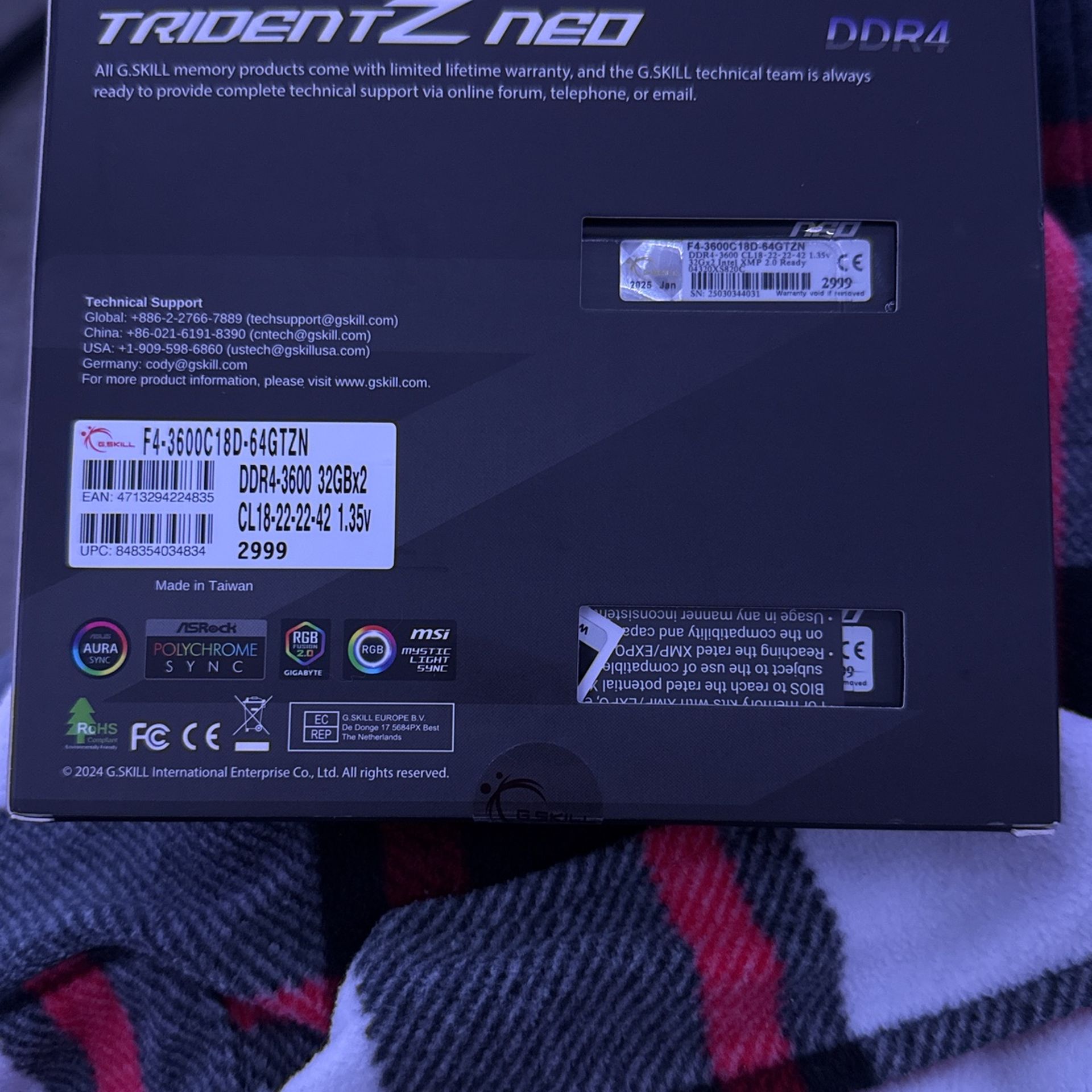 Trident Z Neo DDR4