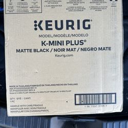 Keurig Mini Plus - NEW- OBO