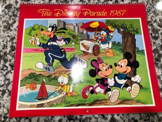 The Disney Parade Calendar 1987 Unused