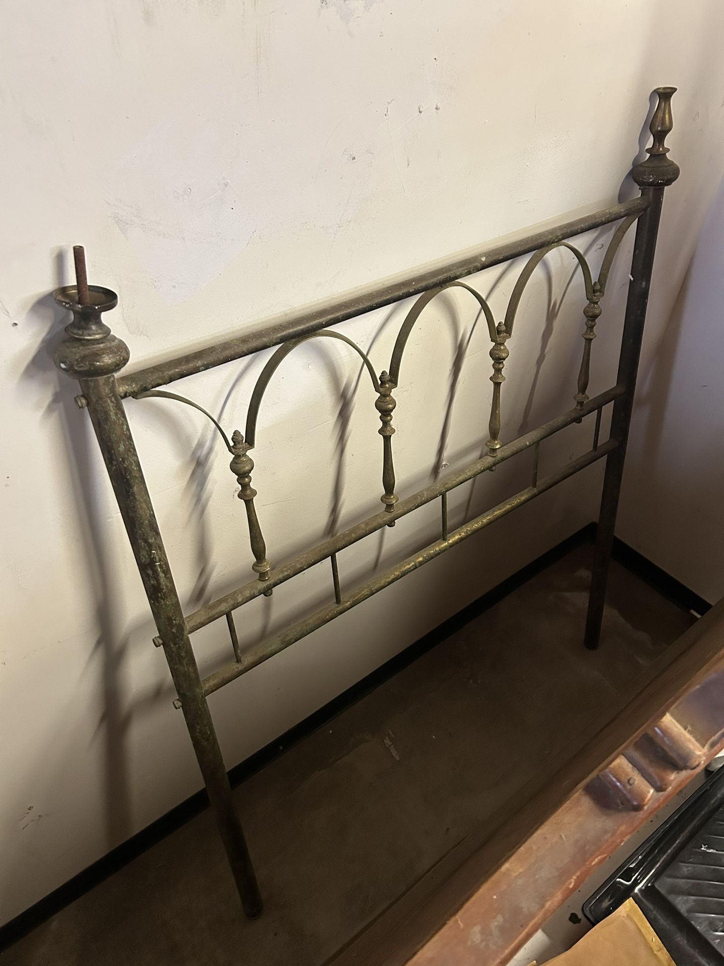 Brass Antique Single Bed Frame From Spain