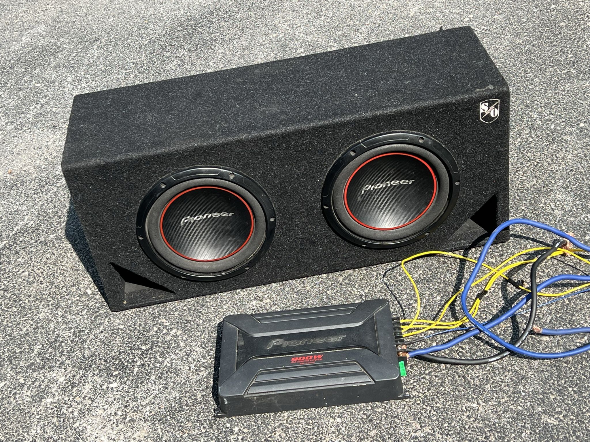 Pioneer Speaker And Subs