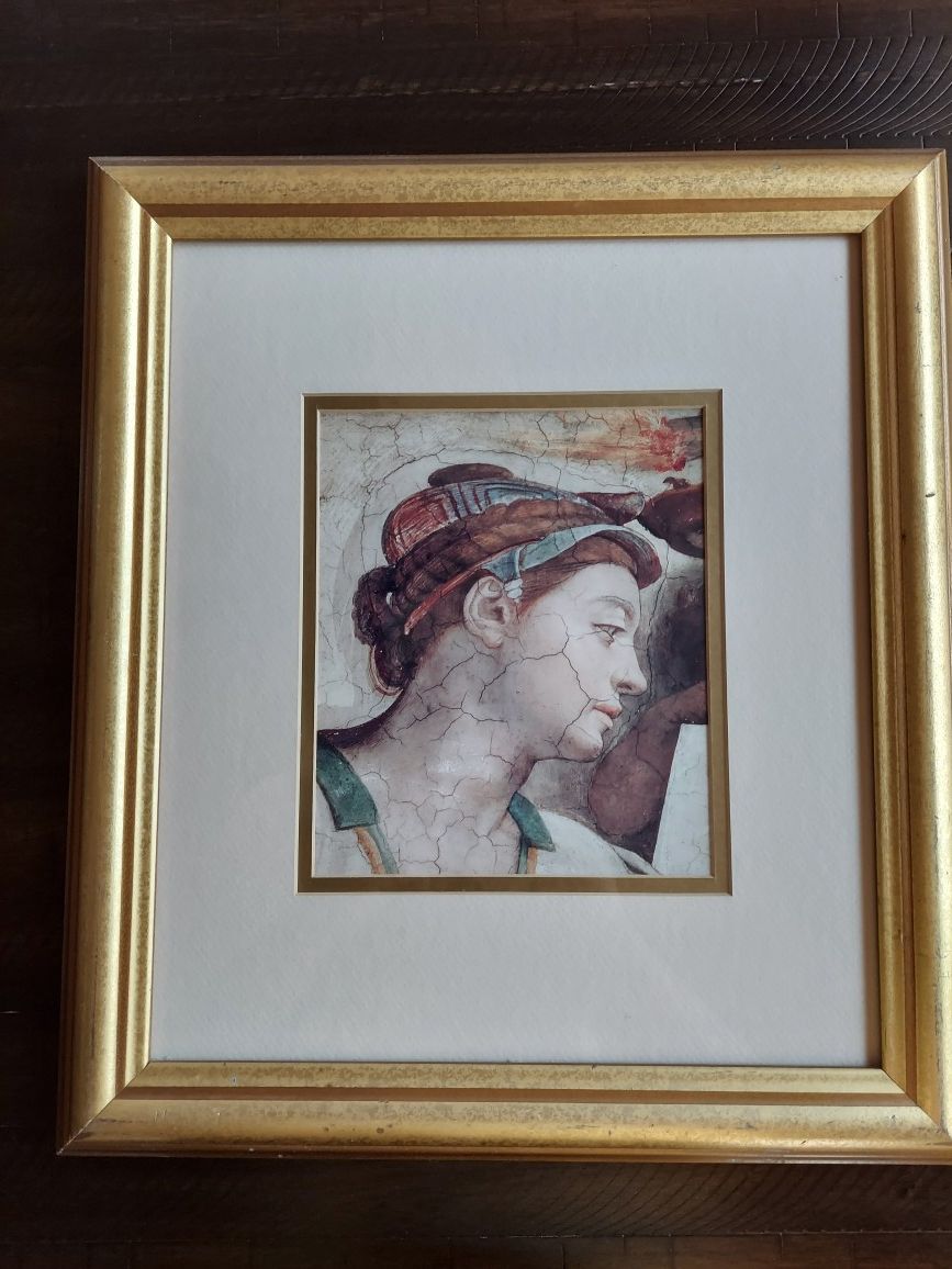 Framed print of Michelangelo´s Erythraean Sibyl,All Products : American Fashion Style Bags On Sale