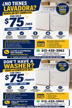 Washer and dryer