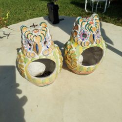 Hanging plant holders. No chips no cracks.